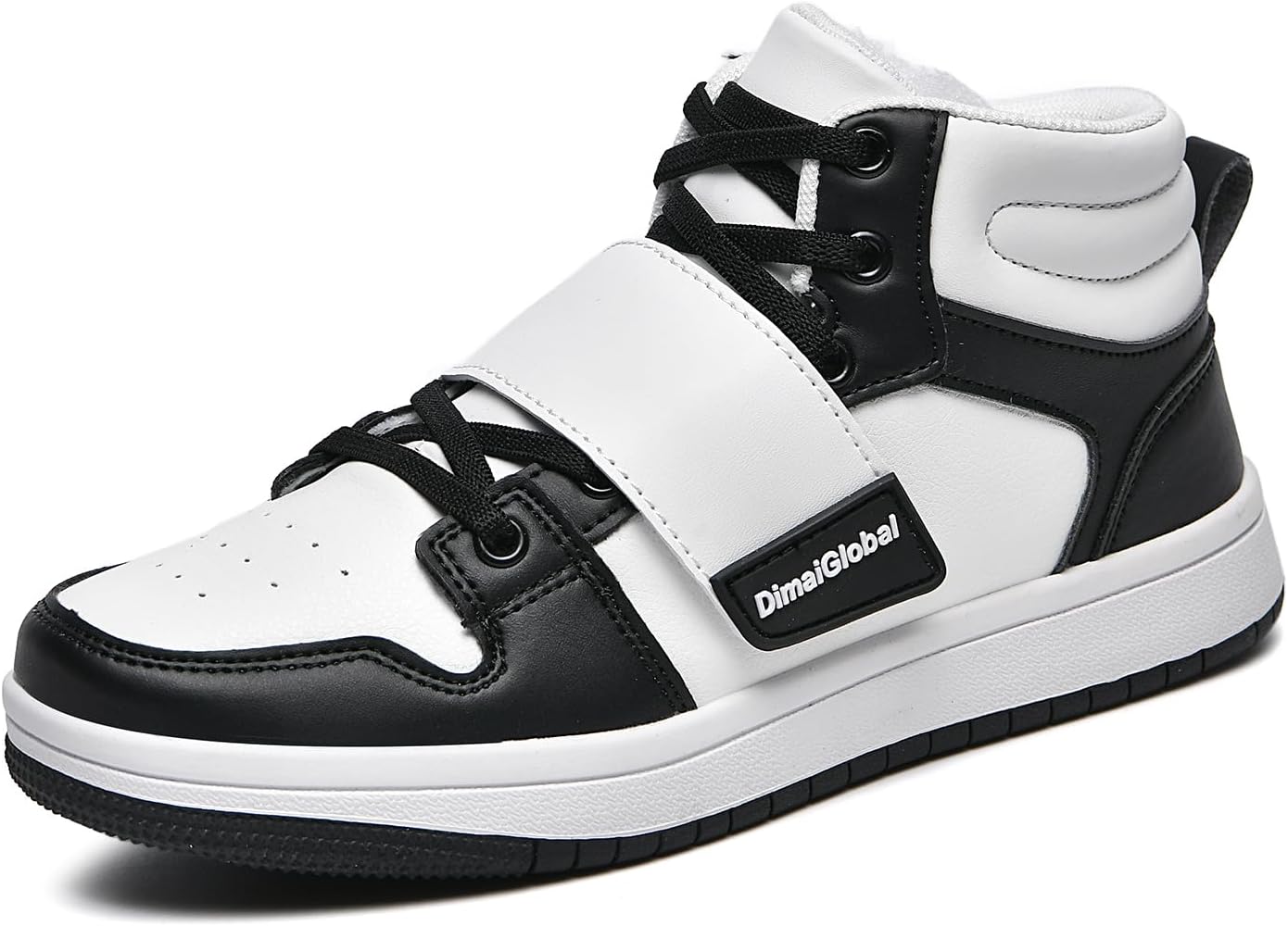 DimaiGlobal Kids Basketball Shoes Boys Girls High Top Sneakers for Youth Durable Sports Shoes Breathable Skate Shoes School Trainers