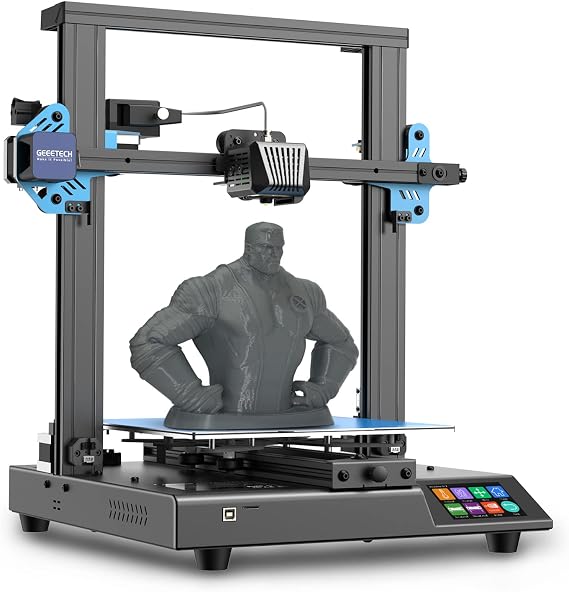 Geeetech Mizar S FDM 3D Printers Support Klipper Firmware Digital Manual&Auto Leveling 3D Printer with Dual Z-axis for High Precision Ultra Silent 3D Printers with Breakage Detection Resume Printing