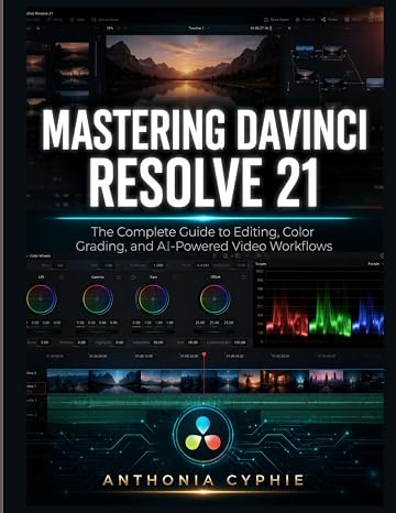 MASTERING DAVINCI RESOLVE 21: The Complete Guide to Editing, Color Grading, and AI-Powered Video Workflows