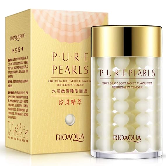BIOAQUA Silk Pearl Essence Face Cream Hyaluronic Acid Moisturizing 120g
