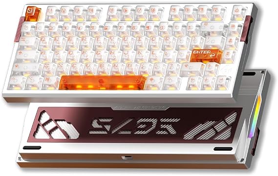 EG75 Rapid Trigger Gaming Keyboard 75% AP/RP 0.001mm Polling Rate 8,000Hz Anode Silver (PC Keycap Version)