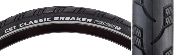 CST Premium Classic Breaker Clincher Tire, 700x35, Black, Sc/APL | bike-tires