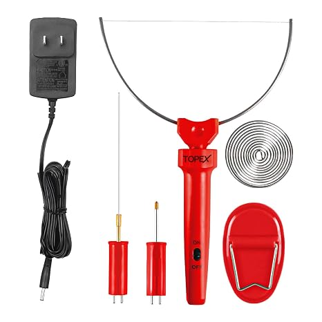 TOPEX 3-in-1 Hot Wire Foam Cutter Hot Knife Engraving Kit Styrofoam Polystyrene Cutting Tool Set