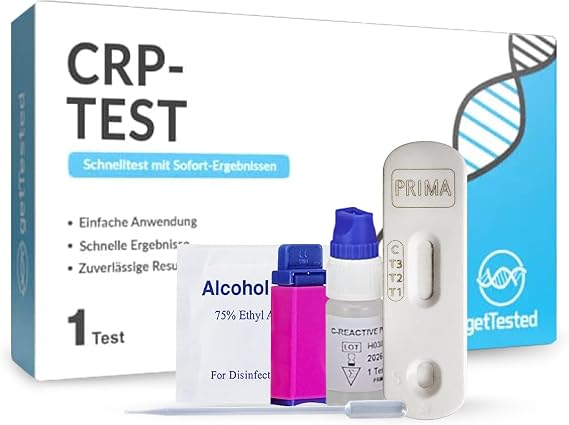 C-Reactive Protein CRP-Test (1 Test) Rapid at-Home-Test