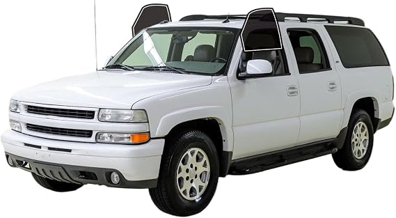 Precut Window Tint Film for Chevy Suburban 2000-2006 Front Row Window 20% VLT 2Ply Anti-Shatter, UV Block, Privacy Protection, Easy Install, No Trimming Needed,Heat & Glare Reduction