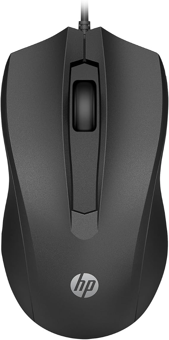 HP Wired Mouse 105 - Optical - Cable - USB Type A - 1600 dpi - 3 Button(s) - Symmetrical