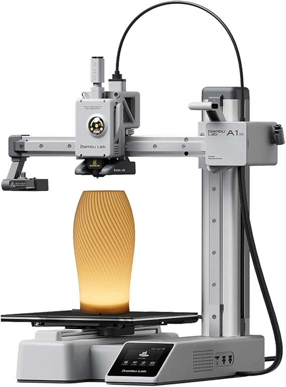 Bambu Lab A1 mini 3D Printer + LED Lamp Kit, Ready-to-Use for Beginners