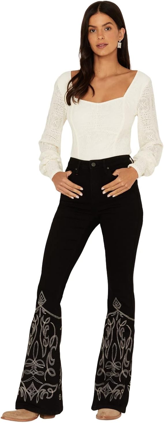 Idyllwind Women's Women's Saddle Drive High Rise Bootcut Jeans - Iwho22j10-Blk