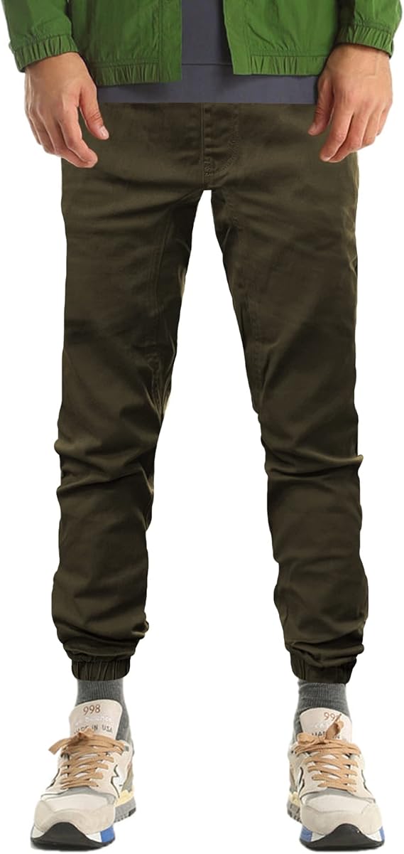 Southpole Boys Twill Jogger Pants in Basic Stretch Twill Fabric