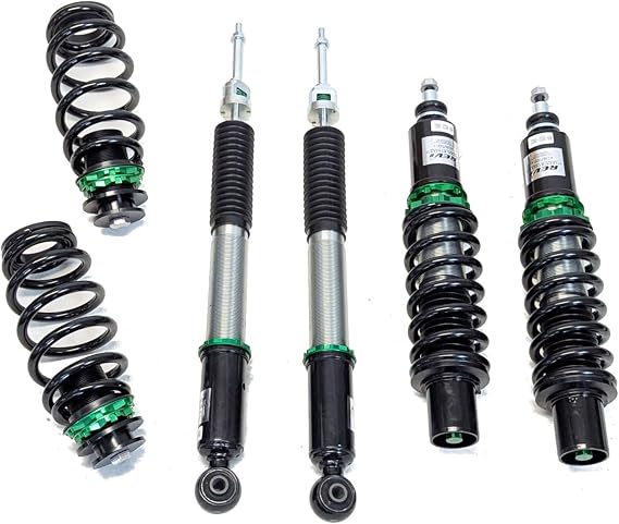 R9-HS2-062_1 compatible with Audi A4 / A4 QUATTRO (B8) Sedan 2009-16 Hyper-Street II Coilover Kit w/ 32-Way Damping Force Adjustment Lowering Kit by Rev9, 32 Damping Level Adjustment