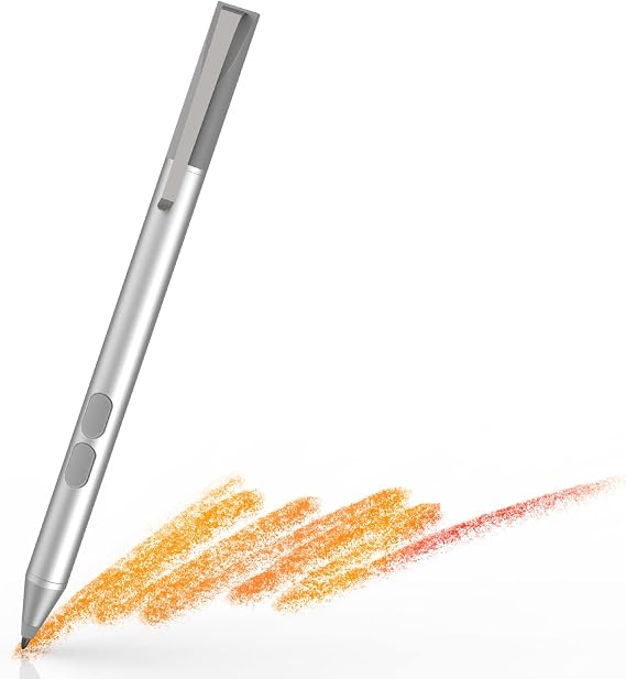 Stylus for Microsoft Surface Pro 7, Surface Pro X/8/7/6/5/4/3, Surface Laptop 4/3/2/1, Surface Go 3/2, Surface Book 3/2, Surface Studio 2/1, Palm Rejection 1024 Pressure Silver