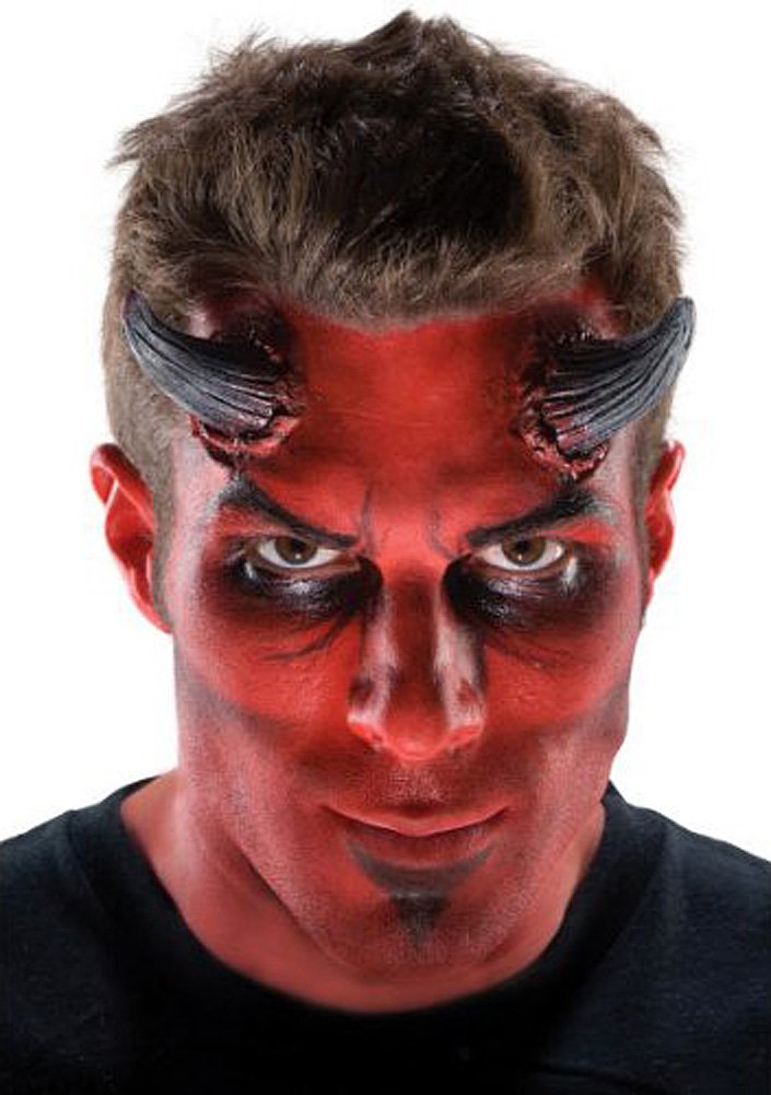 Latex DEVIL Horns Adult Costume Makeup Prosthetics