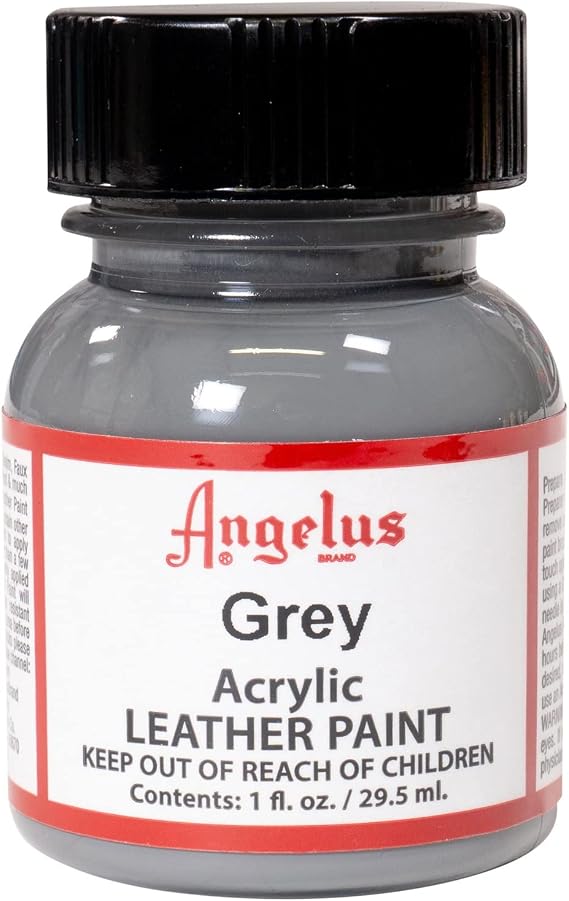 Angelus Acrylic Leather Paint Grey 1oz