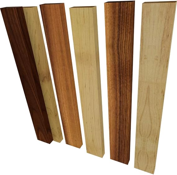 (6) Maple/Walnut Boards 3/4" X 2" X 16" (3 Maple, 3 Walnut)