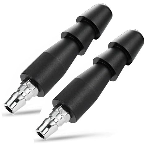 for Vac-U-Lock w/Quick Connector Device Single Super Adapter 2pcs Black