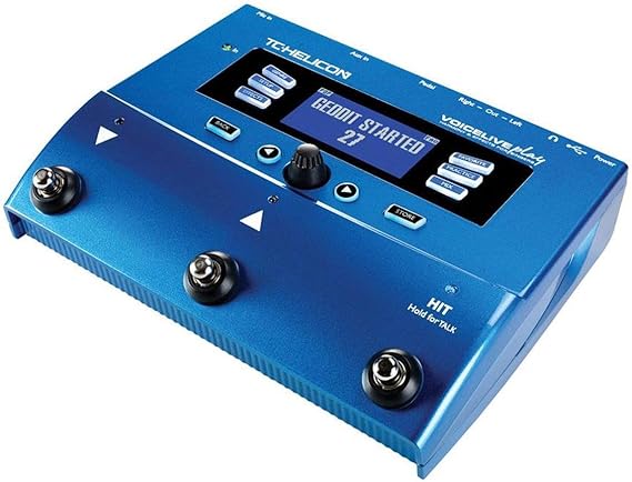 Tc Helicon Vocal Effect, Studio Grade Multi Effect, Equipped with Looper, USB Audio Interface, VOICELIVE PLAY