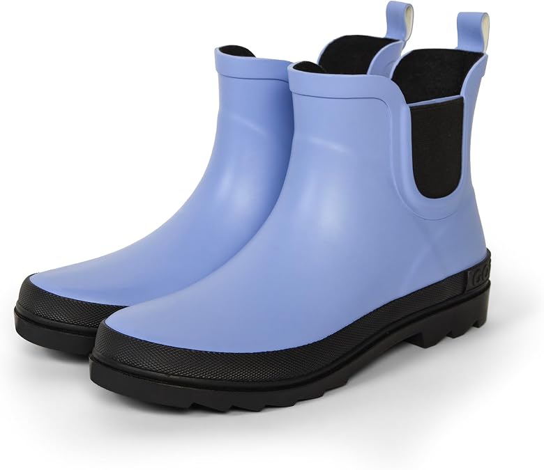 ShedRain Women's Chelsea Rain Boots, Waterproof Ankle Boots
