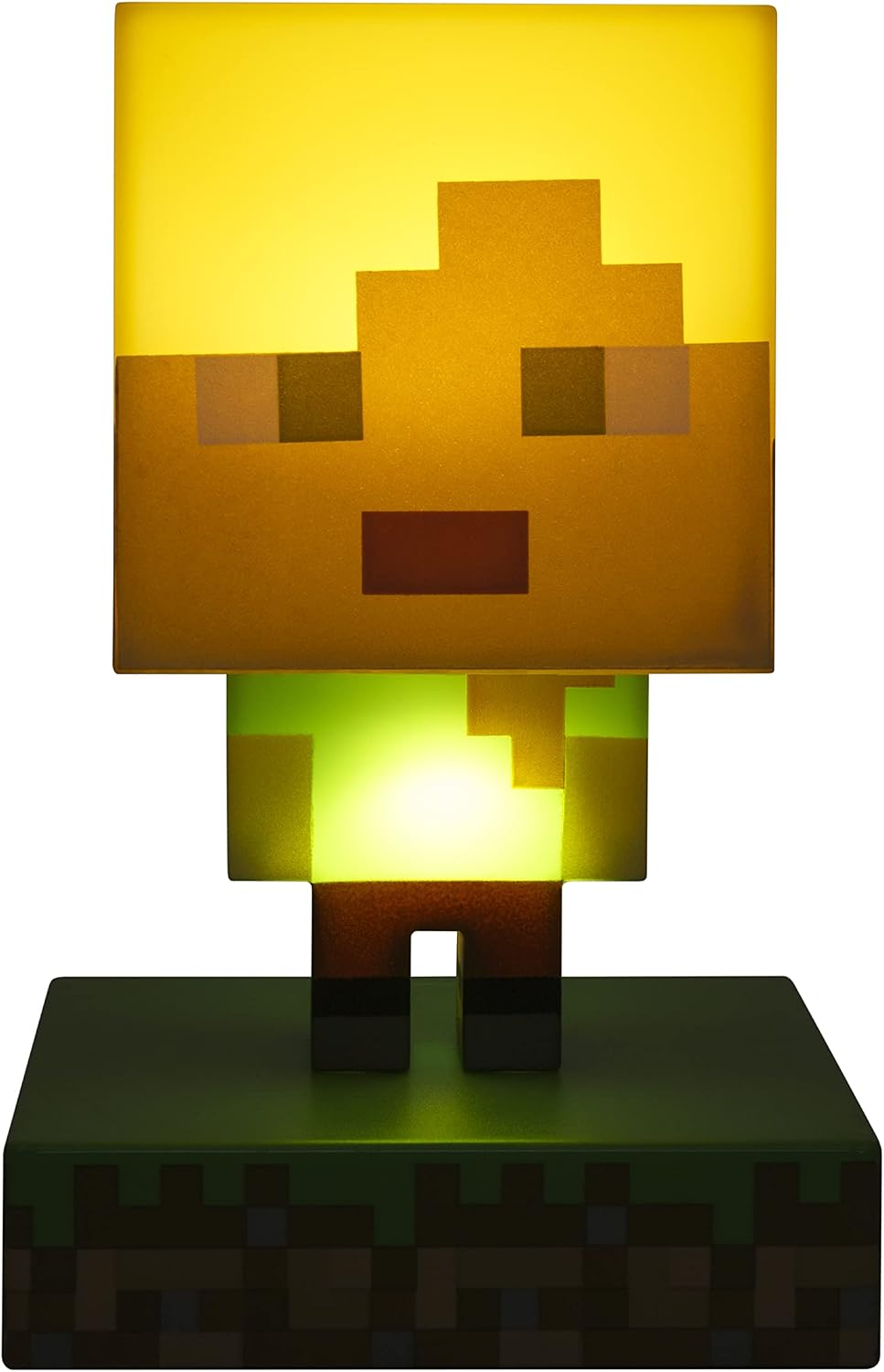 Paladone Minecraft Alex Icon Light BDP Mini Night Lamp Funny Pixelated Super Bright Collectible Plastic Multicoloured