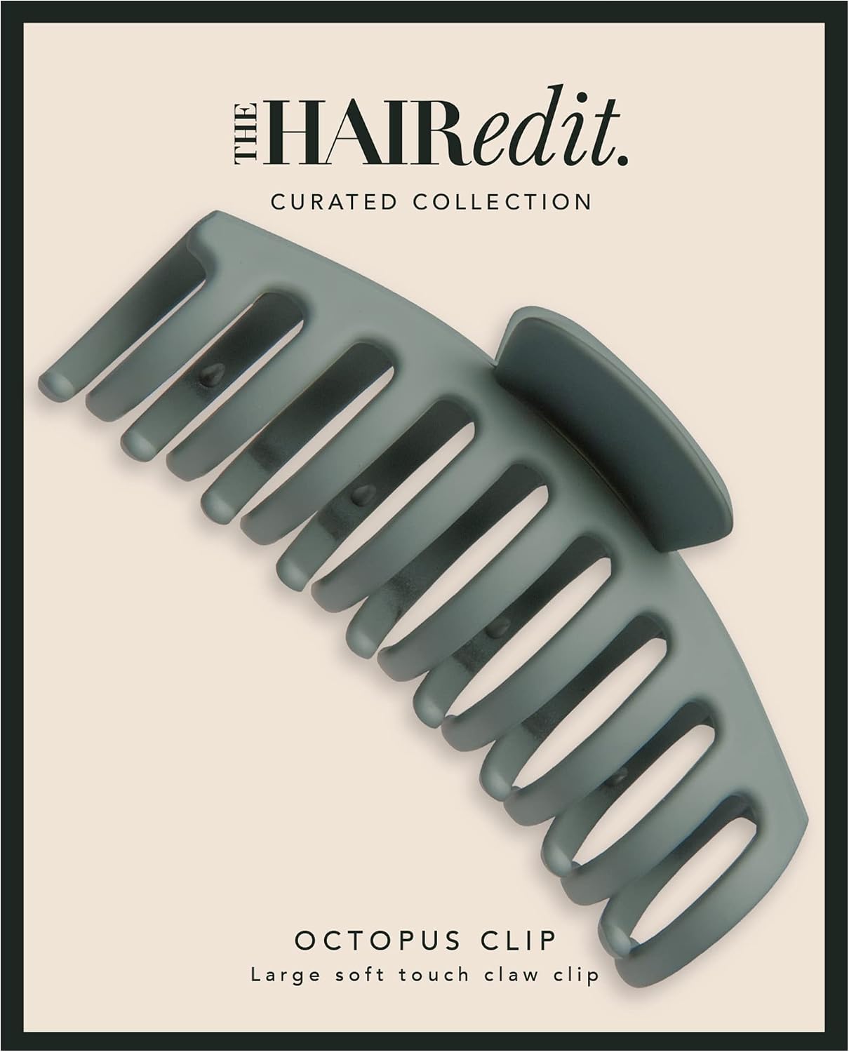 The Hair Edit Octopus Claw Clip - Large Modern Opalescent Solid Claw Clip - 1 Count - Women's Daily Use - Holds All Hair Types Securely