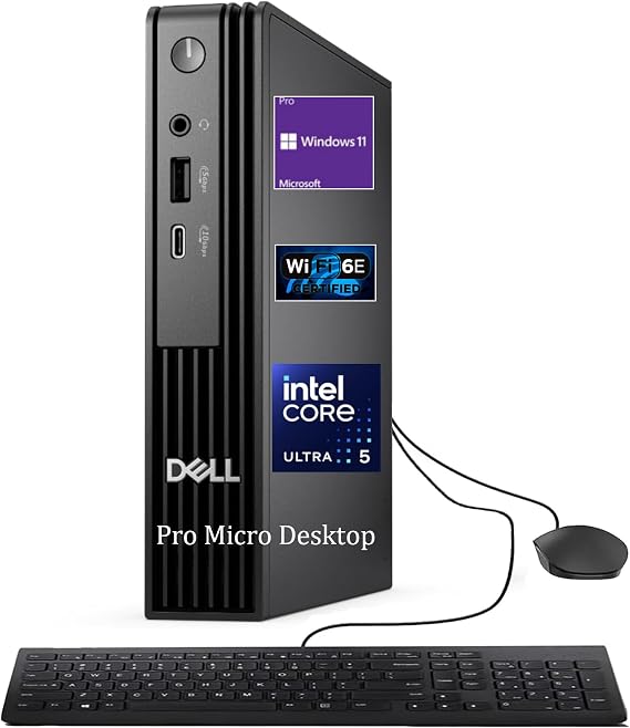 Dell Pro Micro Desktop Computer Intel Core Ultra7 265T, RTX 5090