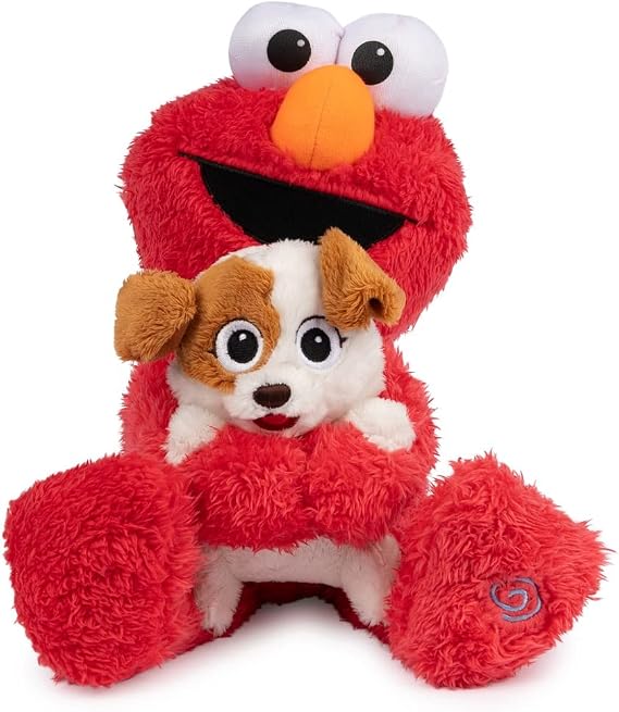 GUND Sesame Street Dance & Play Elmo and Tango 13 Plush Toy for Ages 1+ | Talking Elmo with Movements, Musical Toy Teaches Cause-and-Effect and Sings, Promotes Self-Soothing and Tactile Play
