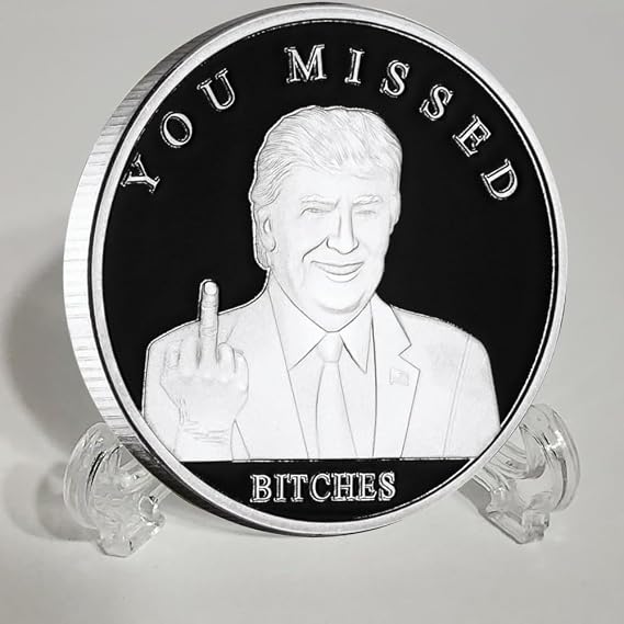 You Missed Coin You Missed Trump 2024 Coins Donald Trump Medal Collection President Gift Lucky Collectible Coins