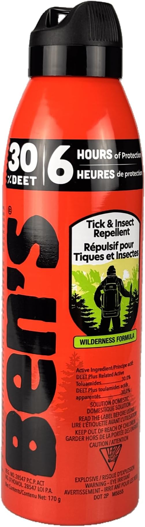 Ben's 30% Deet Repellant 6 Oz. Spray Parallel Import