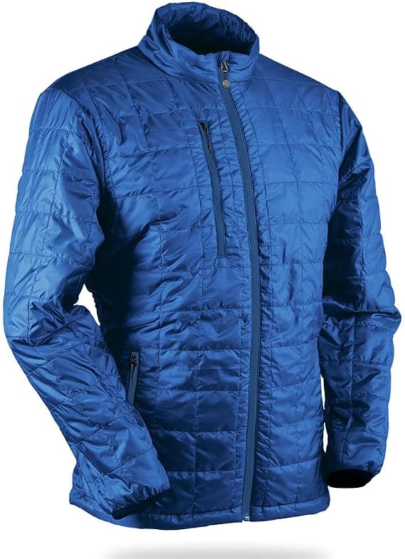 Sun Mountain Men's Granite II Full Zip Golf Jacket Blue L