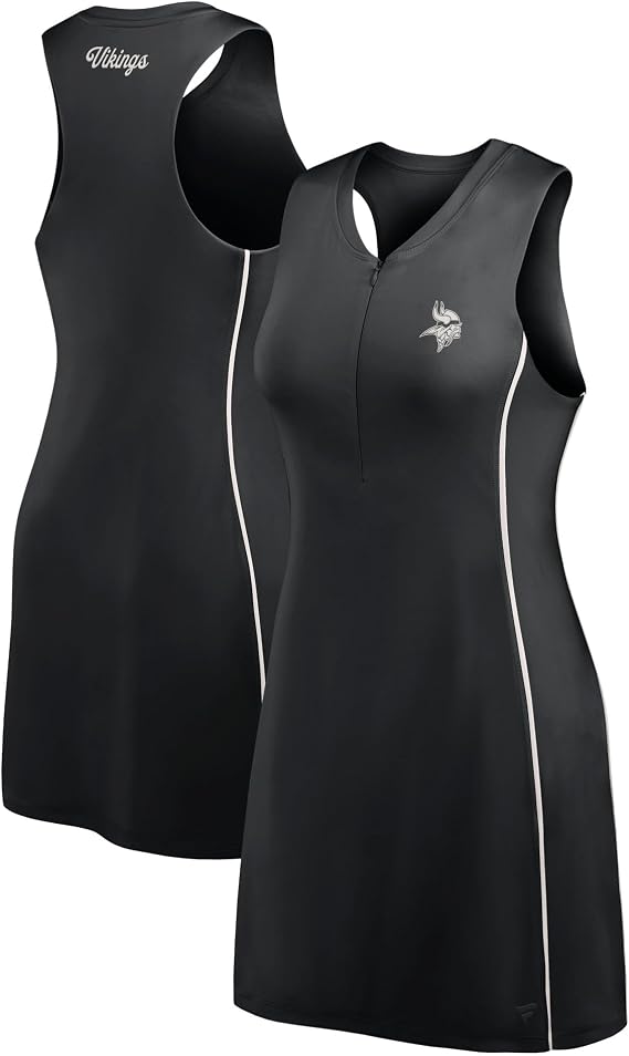 Fanatics Women's College NFL Studio Boost Athletic Half-Zip Dress