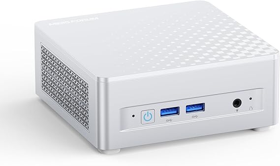 MINISFORUM M1 Lite Mini PC, Intel Core Ultra 5 125U (12C/14T up to 4.3GHz), 16GB DDR5, 512GB SSD, USB4, Triple Display (HDMI 2.1/DP 1.4/USB4), 2.5G LAN, Wi-Fi 6E, BT5.2