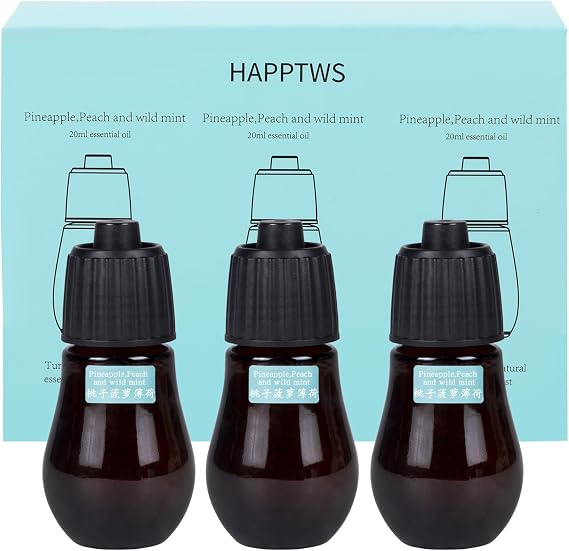 Diffuser for Essential Oils and Aromatherapy Pineapple, Peach, Wild Mint