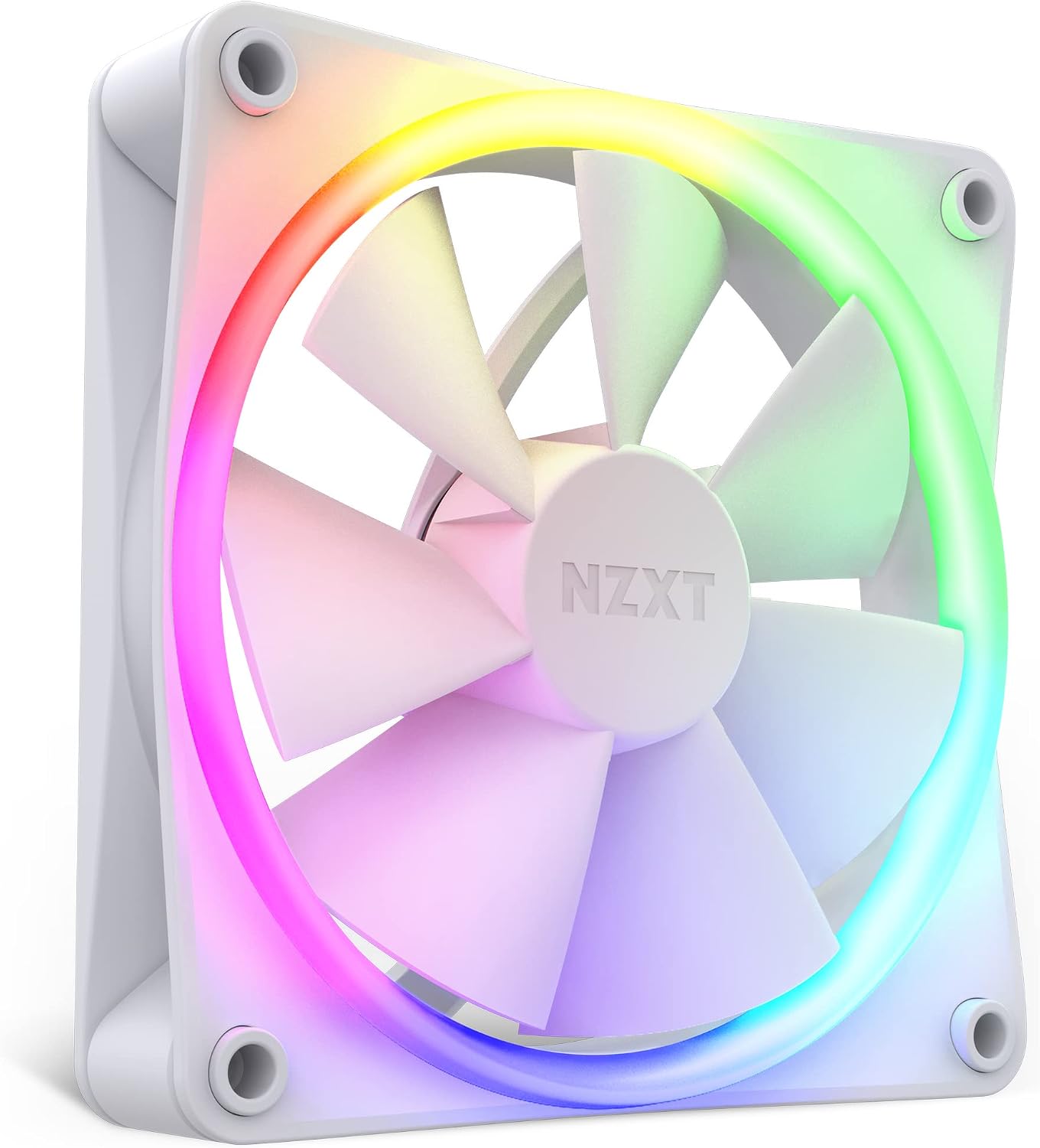  NZXT F120RGB 120mm RGB White PC Case Fan RF-R12SF-W1 FN1762 