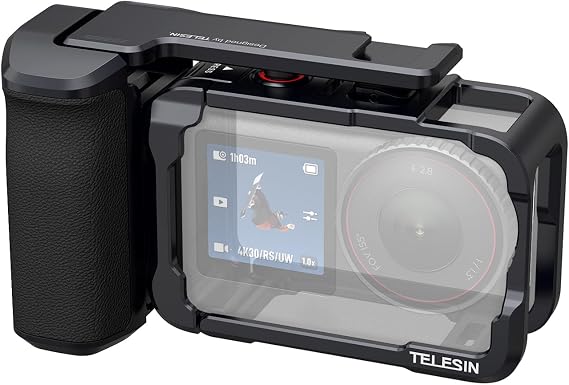TELESIN Osmo Action 6 için Metal Alüminyum Street Grip Kit