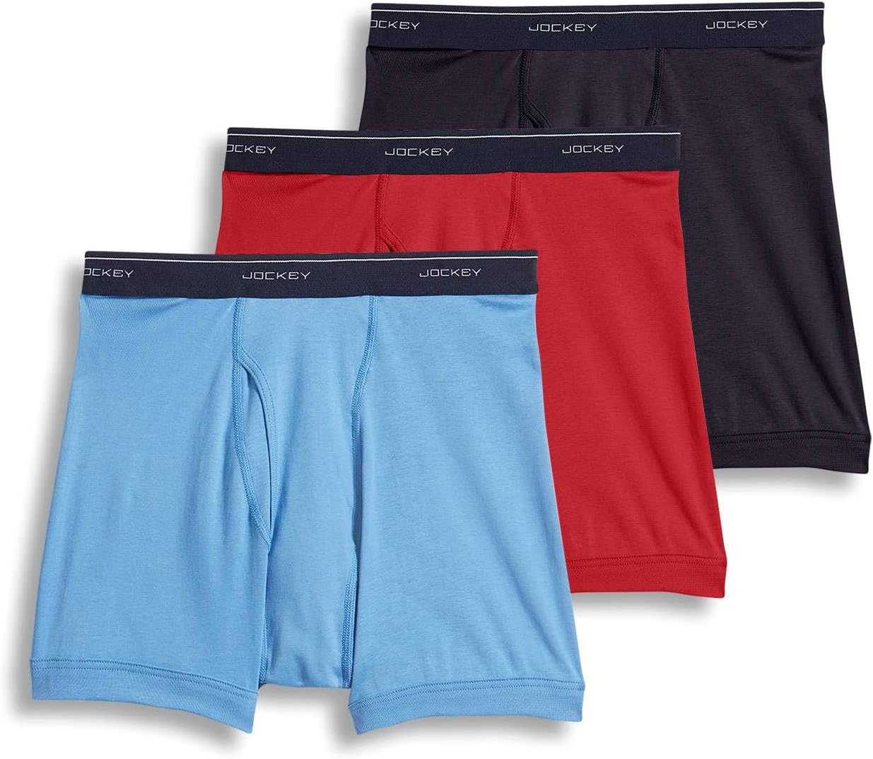 Jockey Mens Underwear Classic 5 Boxer Brief - 3 Pack