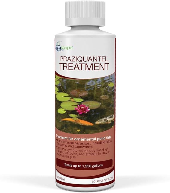 Aquascape 81041 Praziquantel Fish Treatment Liquid 250 g / 8.5 oz for Pond Water Feature