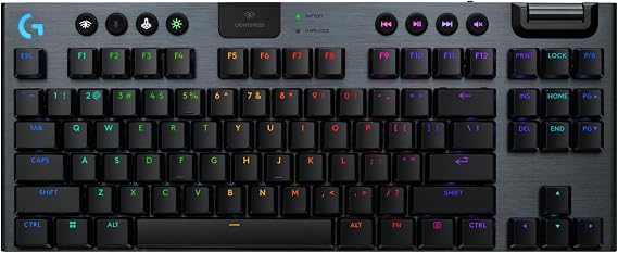 Logitech G915 X Lightspeed TKL Wireless Gaming Keyboard (Tactile) - Black