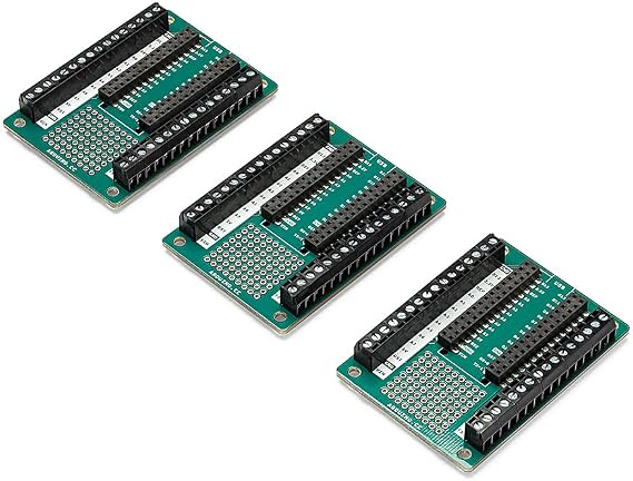 Arduino Nano Screw Terminal Adapter (3-Pack) [ASX00037-3P] - Secure and Easy Connections for Arduino Nano Projects