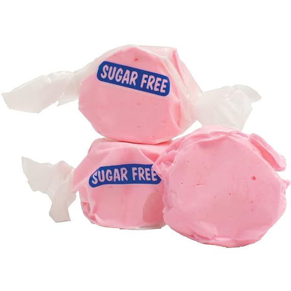 Taffy Town Candies- Sugar Free Cinnamon, Gourmet, Nougat-Style, Soft & Delicious, Sumer Snack Treats, Party Good Candies, 2.5lbs