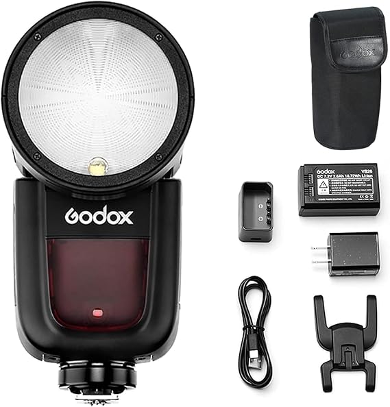 Godox V1-S Flash Speedlite for Sony, 76Ws 2.4G X Wireless TTL Speedlight