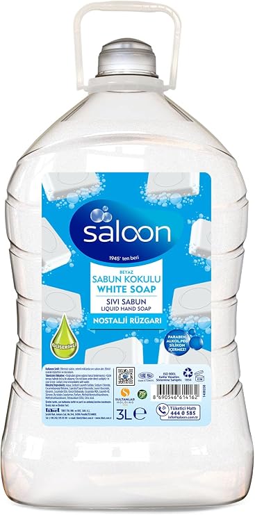 SALOON Sivi Sabun Beyaz Sabun Kokulu 3 L