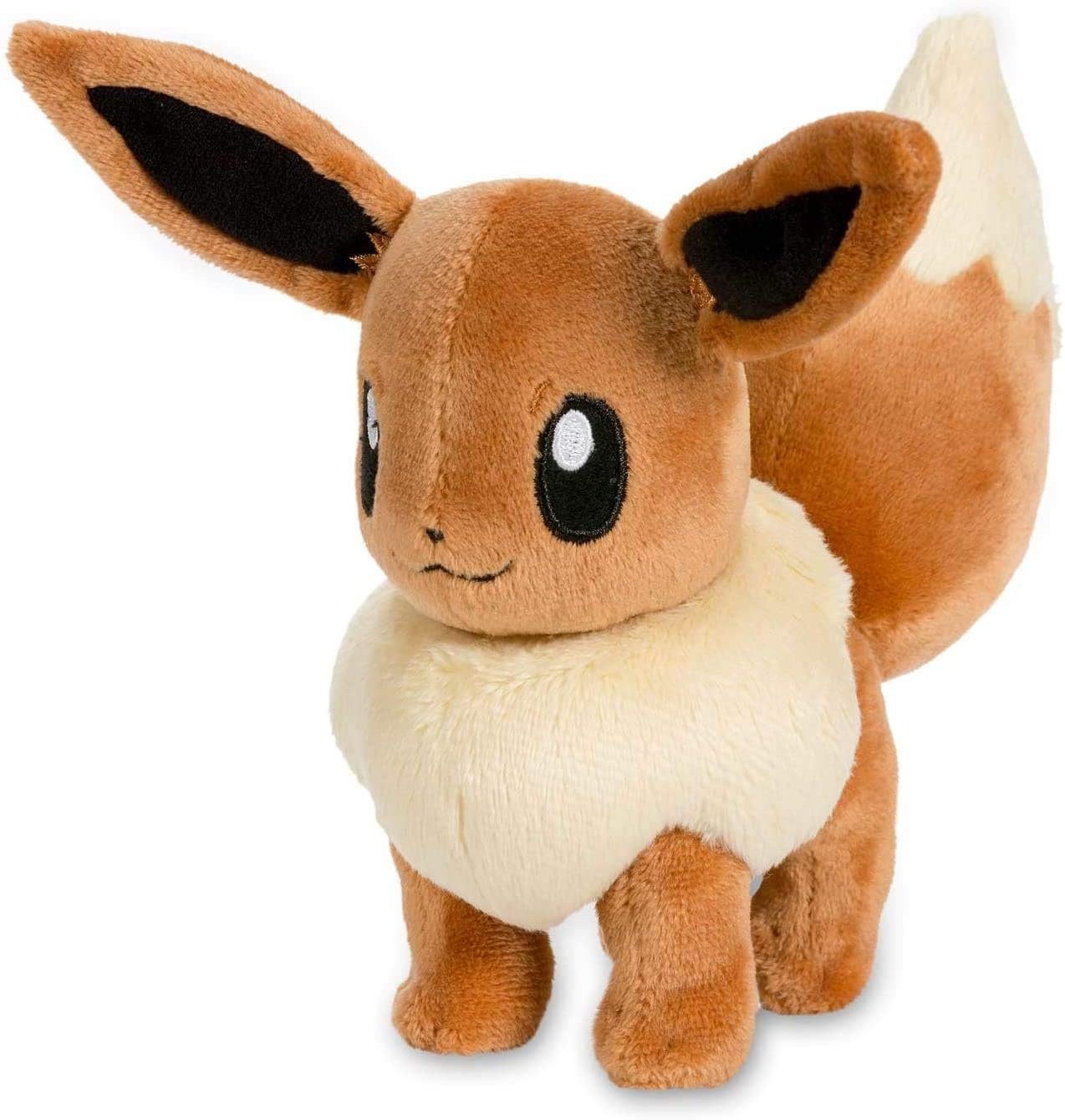 Eevee Plush - Eevee Stuffed Animal - Eevee Evolution Plush Figure Toy for Boy, Girl