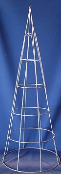 Christmas Tree Cone Wire Form - 36" C