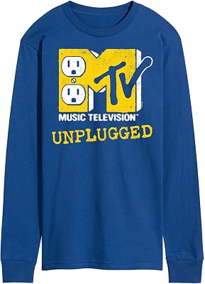 HYBRID APPAREL - MTV - MTV Unplugged - Mens Long Sleeve T-Shirt