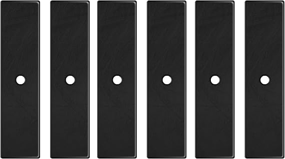 6 Pack Edger Blades 2 x 9 x 1/2" Center Hole Edging Blade Replacement | Universal Lawn Edger Blade 9 inch Compatible with Mclane 2059 2059-9, Craftsman 85755, Rotary 6262