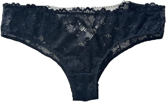 French Lace Sexy Hollow Out Panties Thongs Woman Transparent Underwear Temptation See Through Seamless Briefs