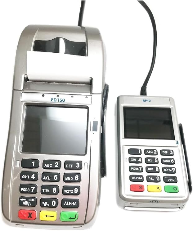 FD150 EMV CTLS Credit Card Terminal and RP10 PIN Pad with Carlton 501 Encryption Bundle