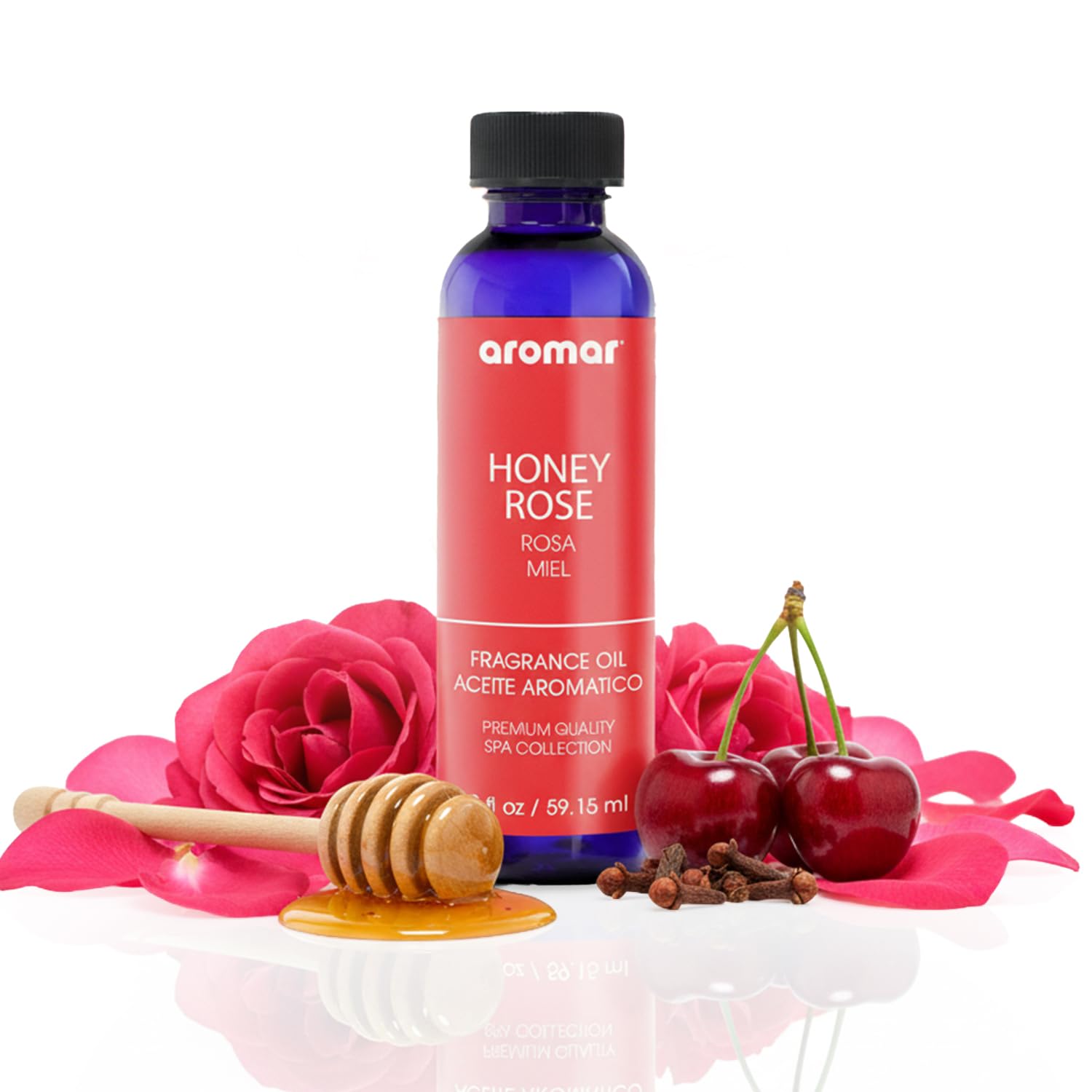 AROMAR Premium Fragrance Oil, Flower Fussion 2oz. Bottles. Long Lasting Aromatic Scent, Fresh and Revitalizing Aromatherapy for Living Room, Bedroom, and Kitchen