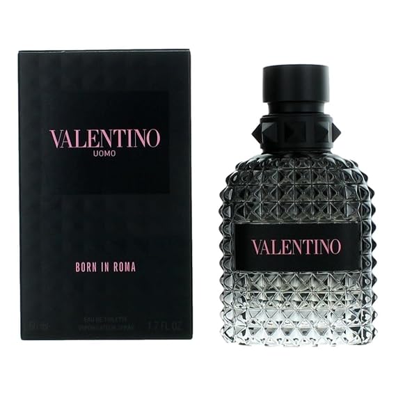 Valentino Uomo Born in Roma for Men 0.33 oz Eau de Toilette Go Spray |