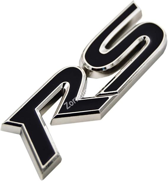 Zorratin Metal 3D RS Emblem Badge for Chevrolet Camaro Silverado Equinox