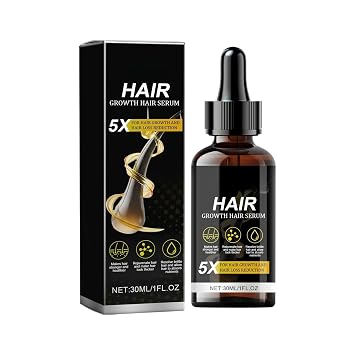Hair Growth Serum for Men and Women, Hair Loss Treatment Serum for Faster Stronger Thicker Hair Growth, Restore Dry Damaged Hair